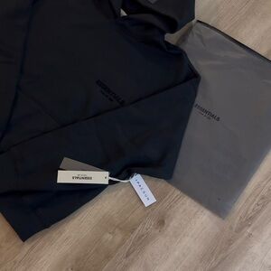 Essentials Midnight Black Pullover